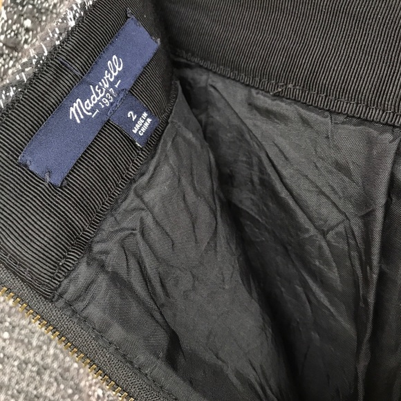 Madewell Tweed Mini Skirt - Picture 3 of 5